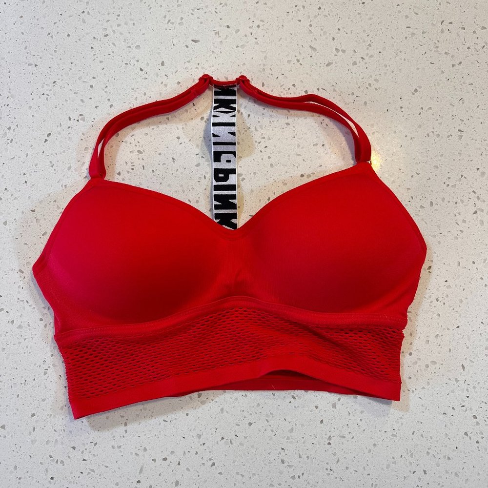 PINK Victorias secret T-Back push up sports bra New with Tags